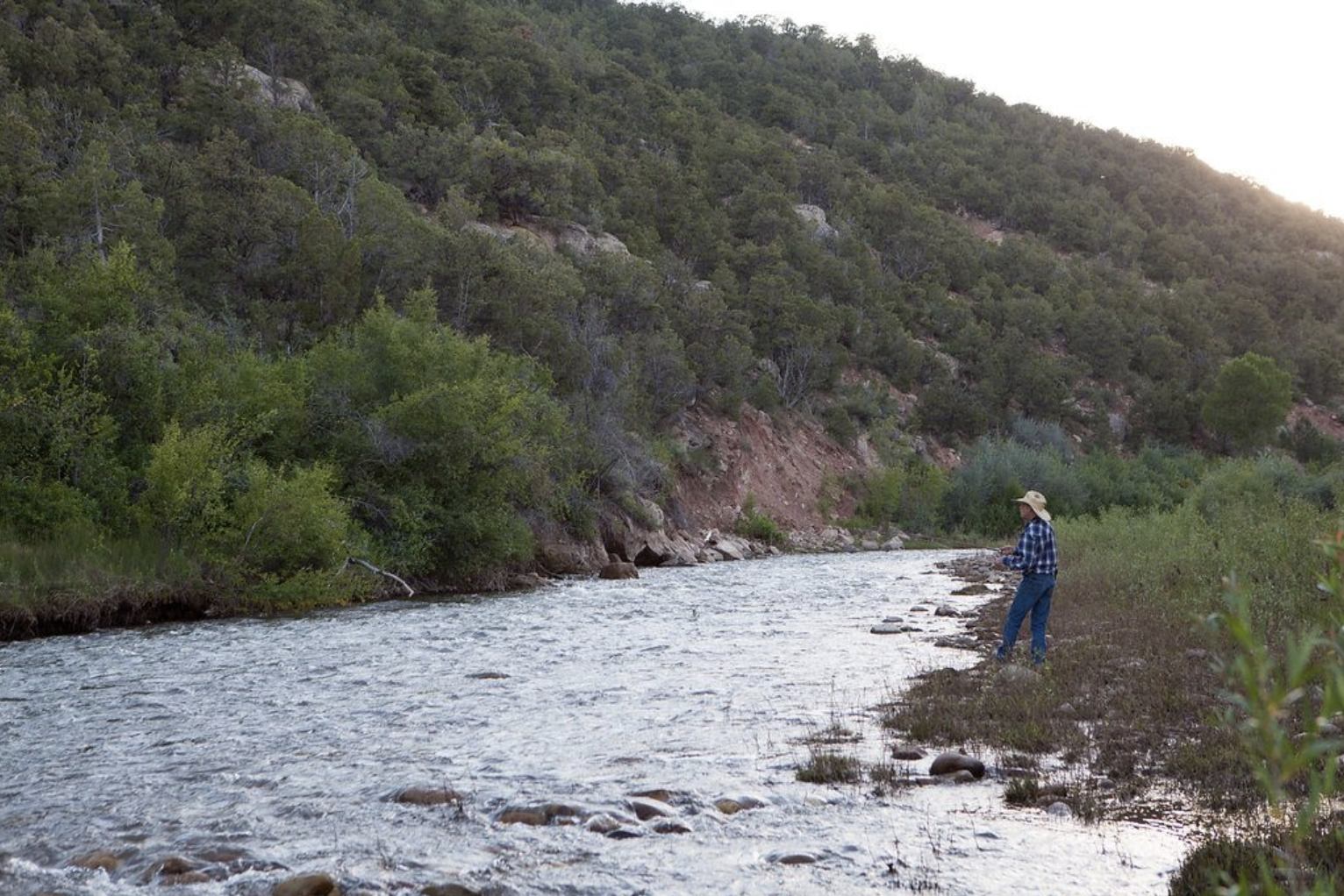 Duchesne River runs through the property and has some of the greatest fishing in Utah ERH-RIVER 1